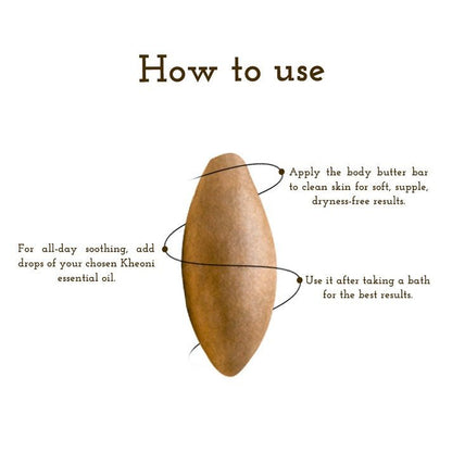 Body Butter Bar | Natural Moisturizer for Dry Skin – Lotions & Moisturizers on Brown Living™. SKU: KHKKBB-001. Img 4.