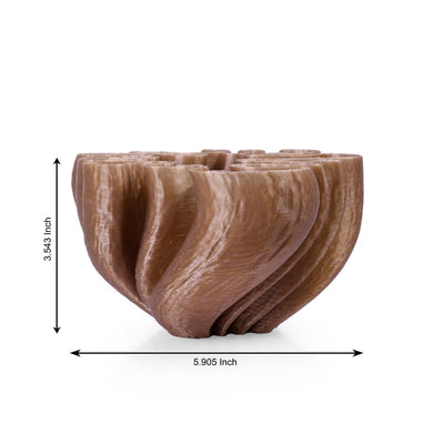 Bombora Plant - Based Translucent Copper Bowl – Home Decor on Brown Living™. SKU: BOMBEDPLTCA016. Img 4.