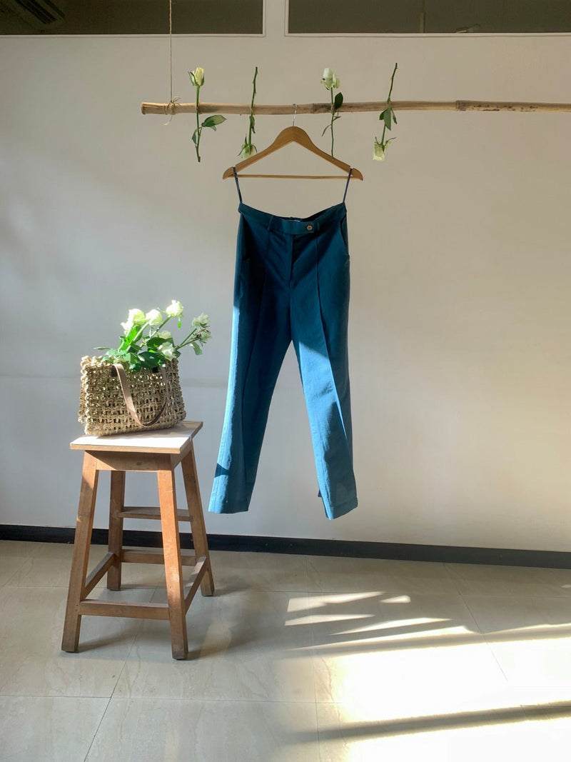 Boot-Leg Cotton Pants | Verified Sustainable Womens Pants on Brown Living™