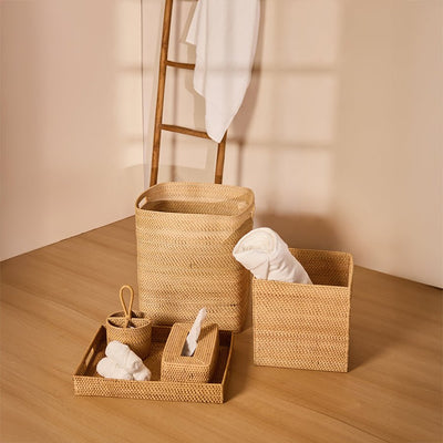 Boston Basket – Natural Handmade Storage Basket – Baskets & Boxes on Brown Living™. SKU: BostonBasketNatural. Img 2.