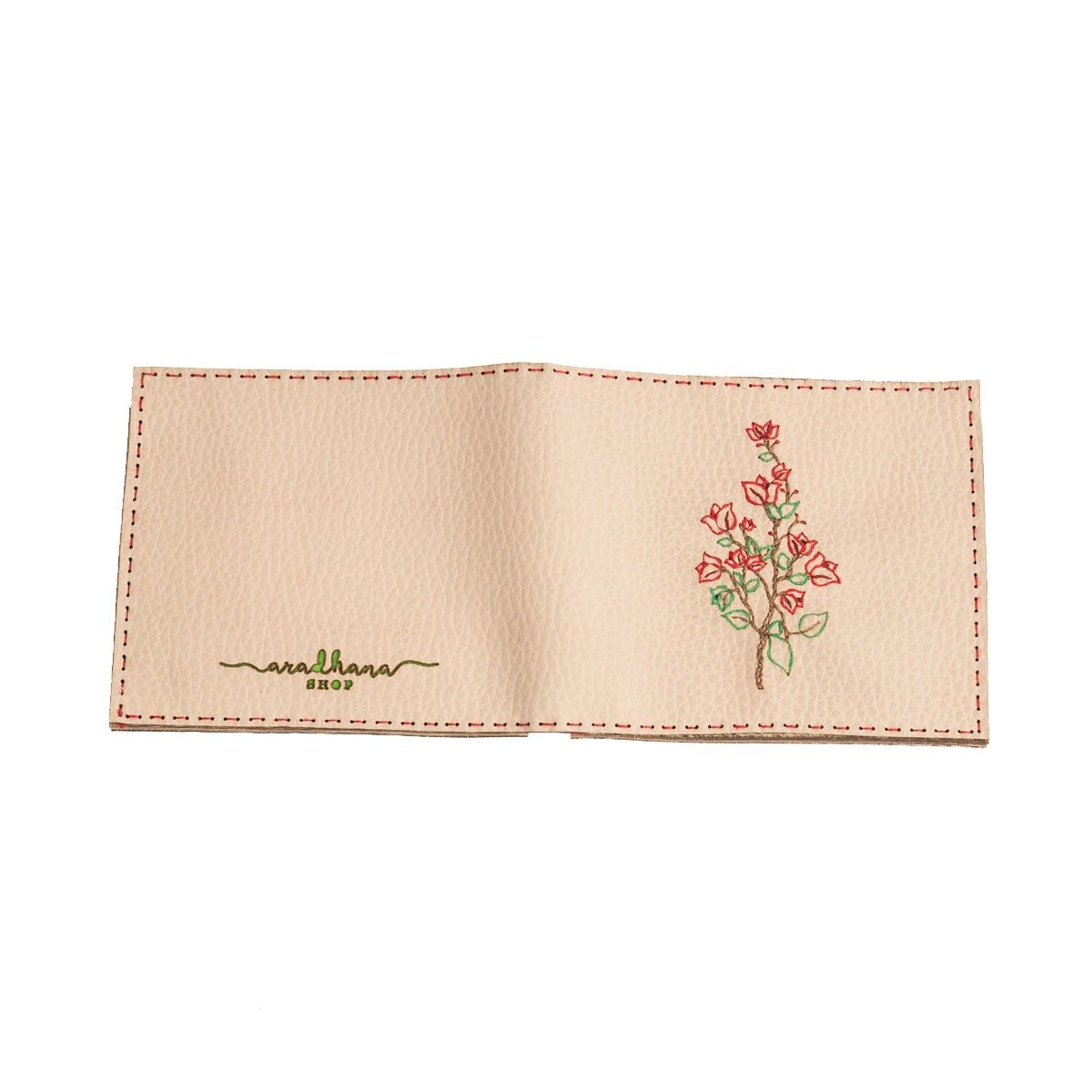 Bougainvillea Motif Wallet – Handmade and Eco - Friendly for Women | Verified Sustainable by Brown Living™