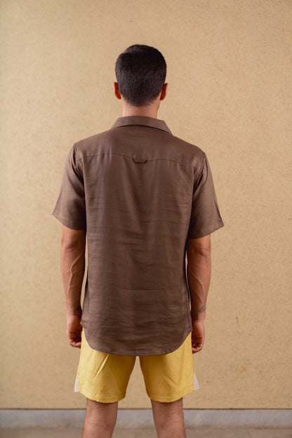 Bounty Shirt - Brown - Hemp Tencel | Verified Sustainable by Brown Living™