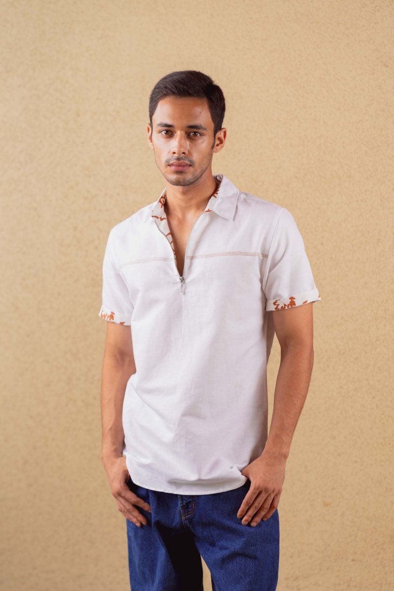 Bounty Shirt - White - Hemp Tencel | Verified Sustainable by Brown Living™