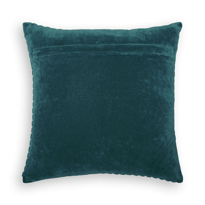 Box Textured Cushion Cover | Decorative Textured Cushion for Home – Pillow on Brown Living™. SKU: Teal-ULCC008. Img 8.