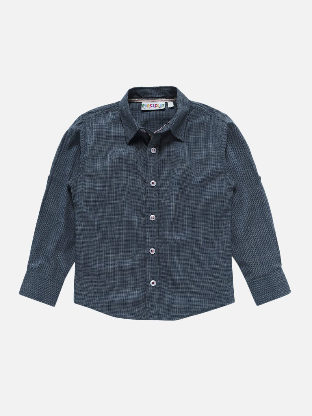 Boys Aegean Shirt Regular Fit – Comfortable Casual Cotton Shirt – Kids Shirts on Brown Living™. SKU: PB188_1. Img 1.