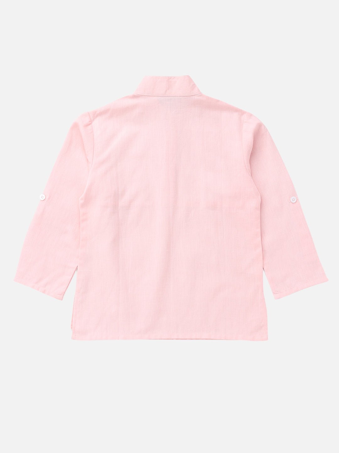 Boys Blush Shirt Regular Fit – Comfortable Cotton Casual Wear – Kids Shirts on Brown Living™. SKU: PB174A_1. Img 2.