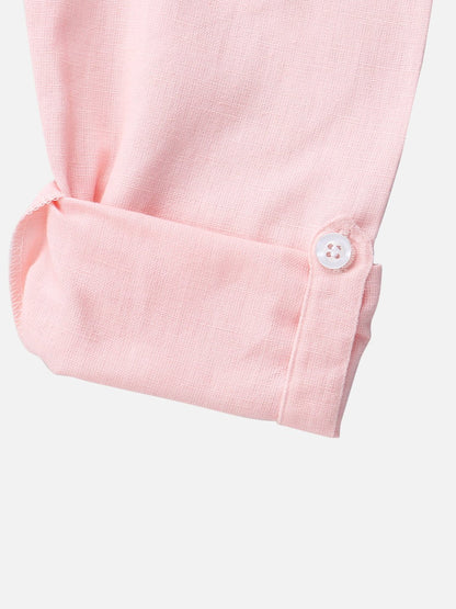 Boys Blush Shirt Regular Fit – Comfortable Cotton Casual Wear – Kids Shirts on Brown Living™. SKU: PB174A_1. Img 5.