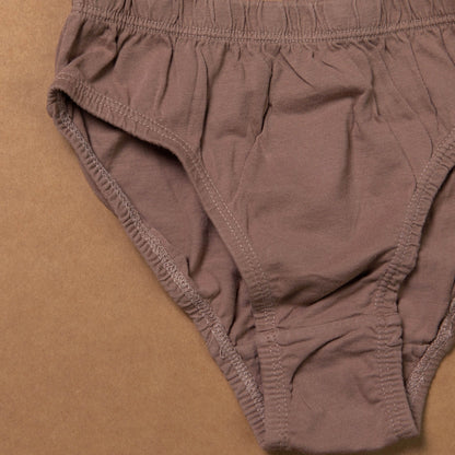 Boys Briefs - Organic - Plant Dyed - Toxin Free - Anti - Microbial - Pack of 3 – Kids Inner Wear on Brown Living™. SKU: BVB009MGYB4. Img 12.