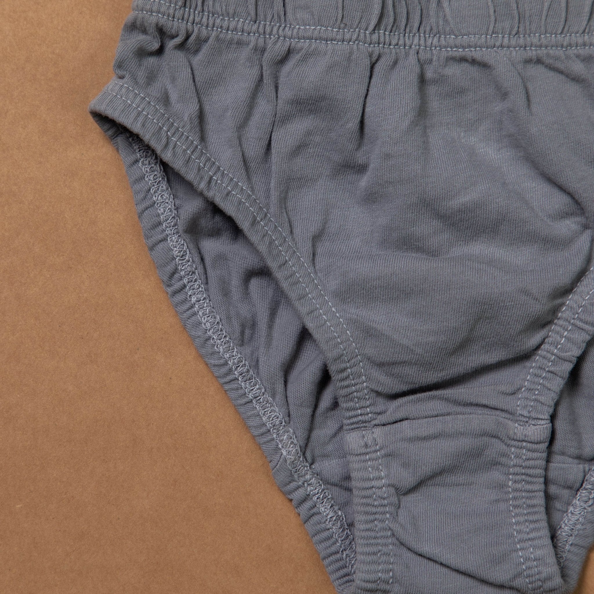 Boys Briefs - Organic - Plant Dyed - Toxin Free - Anti - Microbial - Pack of 3 – Kids Inner Wear on Brown Living™. SKU: BVB009MGYB4. Img 10.