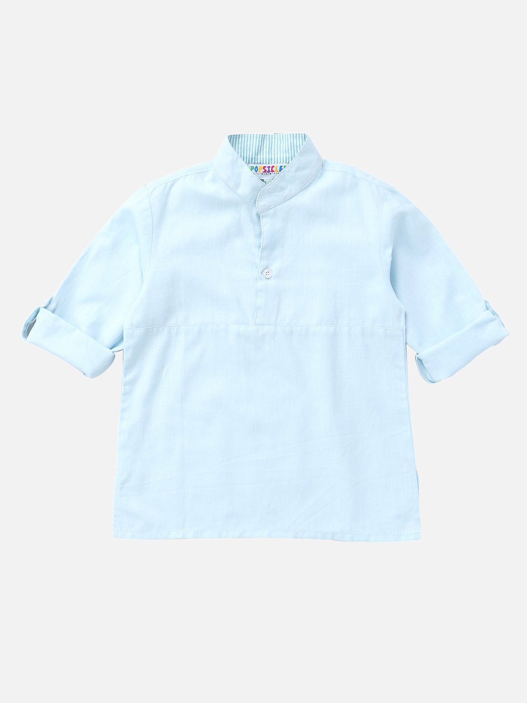 Boys Frost Shirt Regular Fit – Comfortable Cotton Casual Wear – Kids Shirts on Brown Living™. SKU: PB174B_1. Img 3.