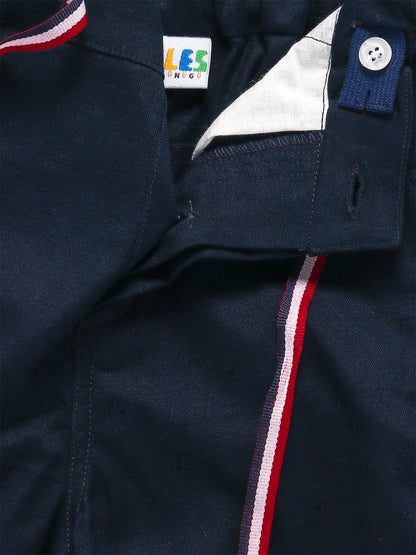 Boys Indigo Shorts Regular Fit – Comfortable Casual Summer Wear – Kids Shorts on Brown Living™. SKU: PB179_1. Img 3.