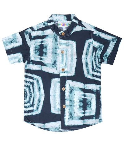 Boys Popsicle Tie Dye Shirt – Colorful Cotton Casual Wear for Kids – Kids Shirts on Brown Living™. SKU: PB234_1. Img 1.