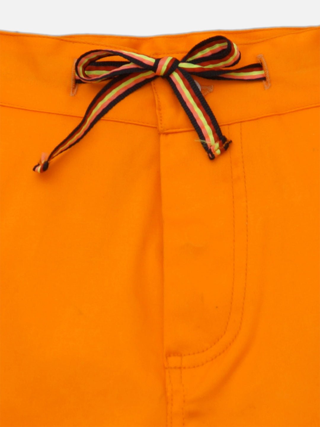 Boys Tangerine Shorts Regular Fit – Comfortable Casual Summer Wear – Kids Shorts on Brown Living™. SKU: PB203_1. Img 2.