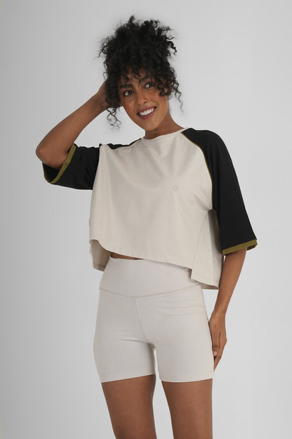 Brat White Co - ordinated | Stylish & Comfortable Women’s Activewear Set – Womens Co - Ord Sets on Brown Living™. SKU: ELBRCOWHTXS. Img 4.