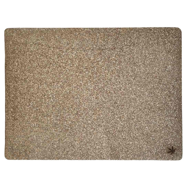 Broad Rectangular Hemp Deskmat for Work Space | Verified Sustainable Desk Accessories on Brown Living™