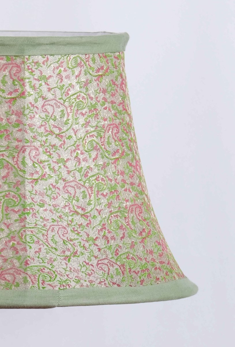 Brocade Bell Lampshade – Home Decor by Inara Home available on Brown Living™. . SKU: IHLS0010. Img 2.
