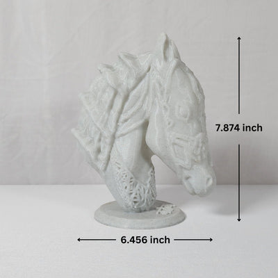Bronco's Kartavya Plant - Based Marble White Sculpture – Home Decor on Brown Living™. SKU: BRKAEDPLMWA105. Img 4.