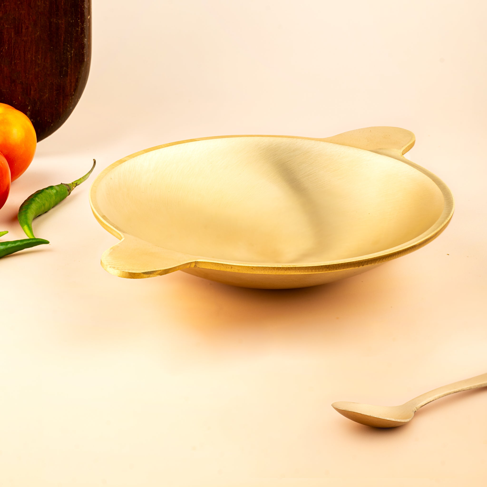 Bronze Kansa Appam Pan | Traditional Appa Kadai for Healthy Cooking – Cookware on Brown Living™. SKU: B39. Img 1.