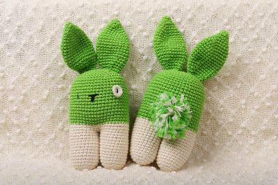 Bubblegum Crochet Rattle – Baby Toy – Baby Rattles on Brown Living™. SKU: CBRG. Img 7.