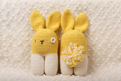 Bubblegum Crochet Rattle – Baby Toy – Baby Rattles on Brown Living™. SKU: CBRG. Img 5.