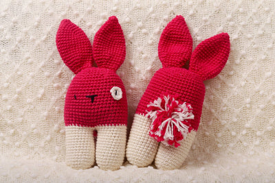 Bubblegum Crochet Rattle – Baby Toy – Baby Rattles on Brown Living™. SKU: CBRP. Img 10.