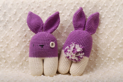 Bubblegum Crochet Rattle – Baby Toy – Baby Rattles on Brown Living™. SKU: CBRPU. Img 9.