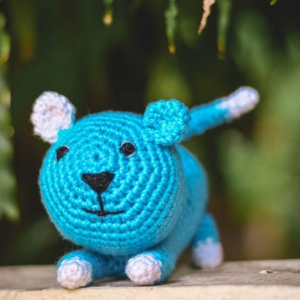 Bubbles Cat Handcrafted Crochet Soft Toy | Verified Sustainable by Brown Living™