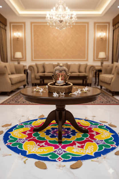 Buddha Bowl Diya - Diwali Decoration & Festival Lighting – Home Decor on Brown Living™. SKU: D63. Img 2.