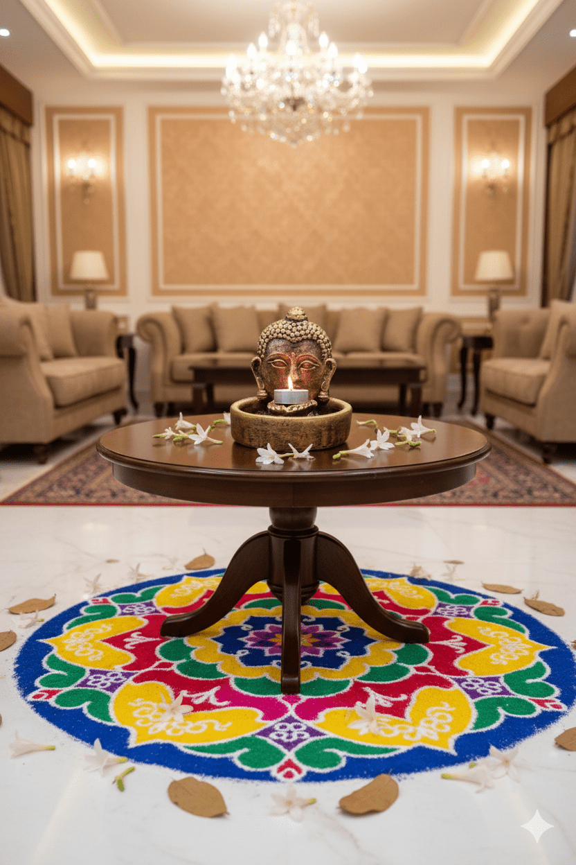 Buddha Bowl Diya - Diwali Decoration & Festival Lighting – Home Decor on Brown Living™. SKU: D63. Img 2.