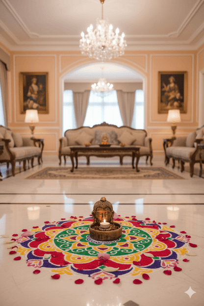 Buddha Bowl Diya - Diwali Decoration & Festival Lighting – Home Decor on Brown Living™. SKU: D63. Img 4.