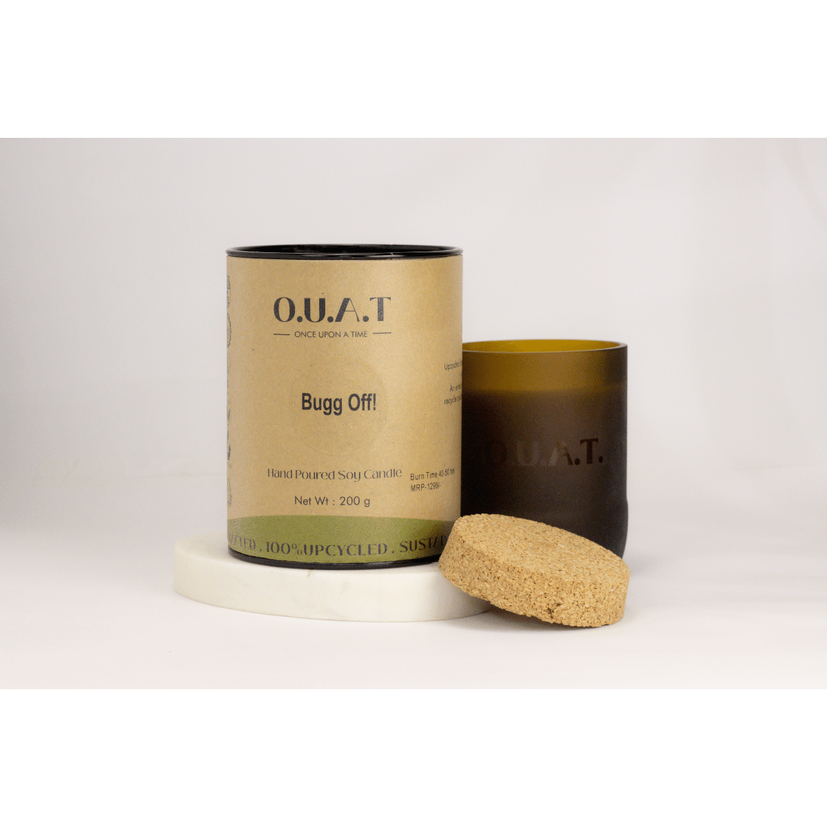 Bugg Off Handpoured Soy Wax Candle Natural Insect Repellent Candle – Candles & Fragrances on Brown Living™. SKU: 0BF11. Img 2.