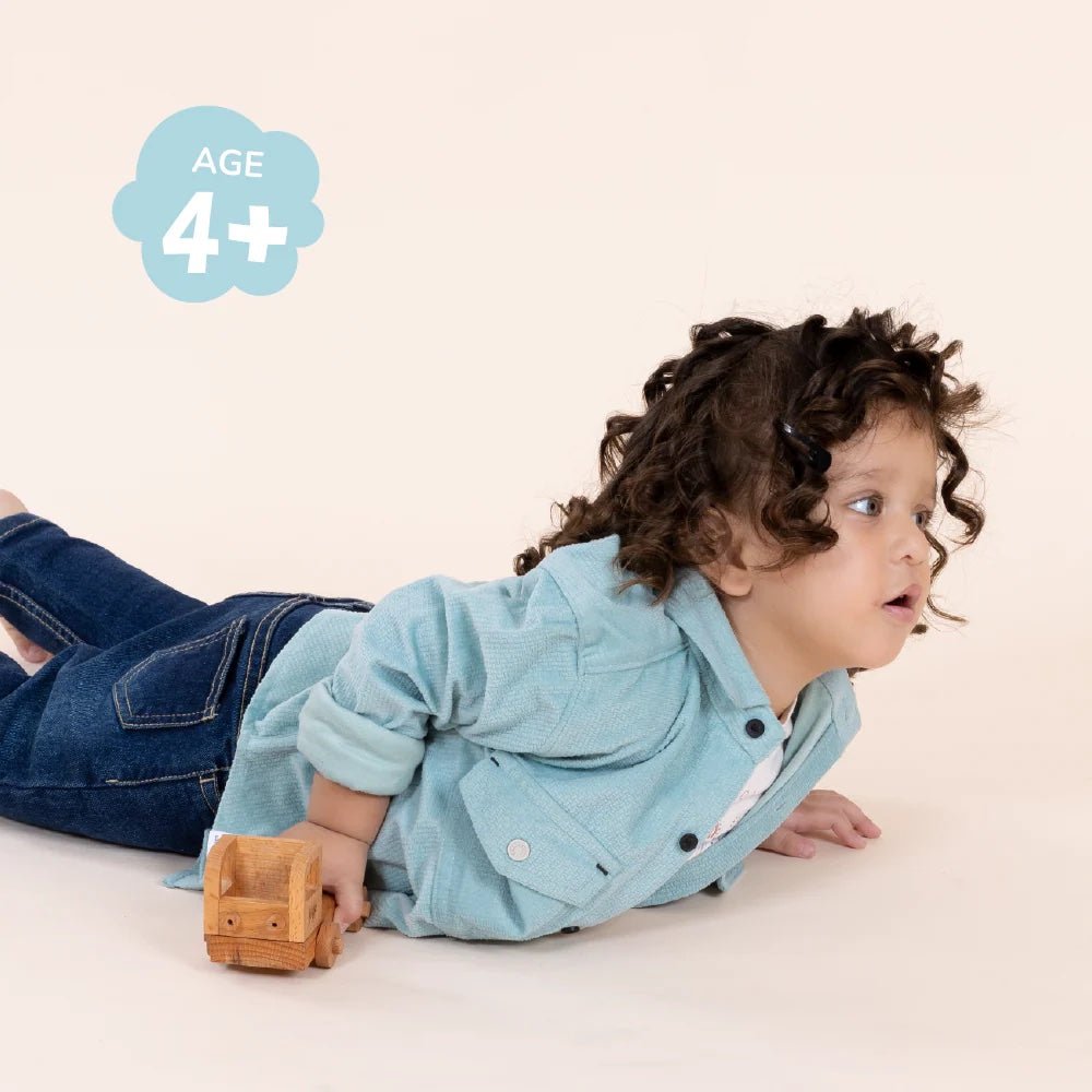 Build - It Construction Vehicles | Wooden Toy Trucks – Toy Cars on Brown Living™. SKU: JP-13. Img 5.