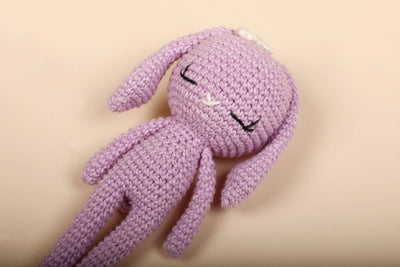 Bunny Crochet Baby Doll – Newborn Cuddle Toy – Dolls & Dollhouses on Brown Living™. SKU: CBPU. Img 4.