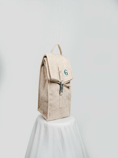 Burger Lunchbox Bag | Reusable Canvas Lunch Bag – Tote Bag on Brown Living™. SKU: OGBLB01raw. Img 3.