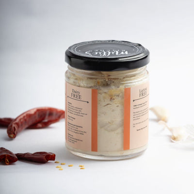 Burnt Red Chilli & Garlic - Spicy Cashew Cheese Spread – Jams & Spreads on Brown Living™. SKU: SC01RCG. Img 5.