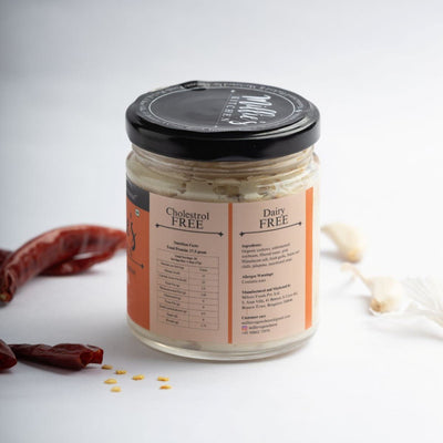 Burnt Red Chilli & Garlic - Spicy Cashew Cheese Spread – Jams & Spreads on Brown Living™. SKU: SC01RCG. Img 3.