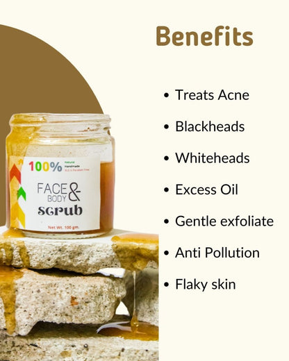 But First Coffee - Face And Body Scrub | Exfoliate, Acne And Tan – Face Scrub on Brown Living™. SKU: SOB - SCRUB - 9. Img 14.