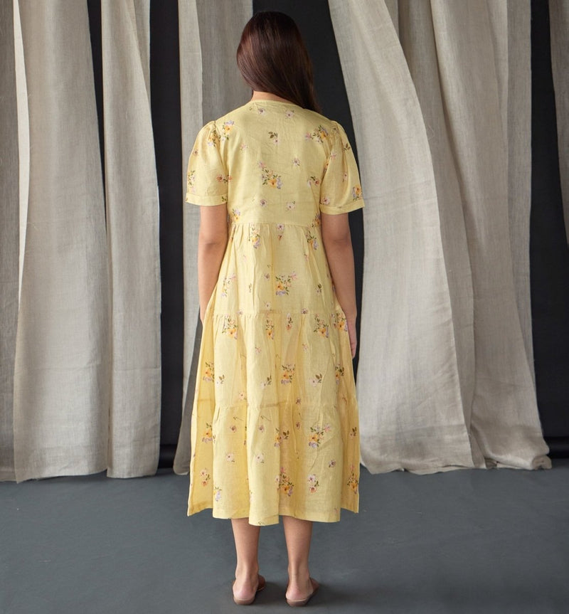 Butter Pure Linen Dress | Verified Sustainable by Brown Living™