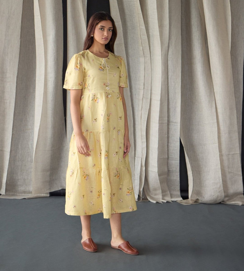 Butter Pure Linen Dress | Verified Sustainable by Brown Living™