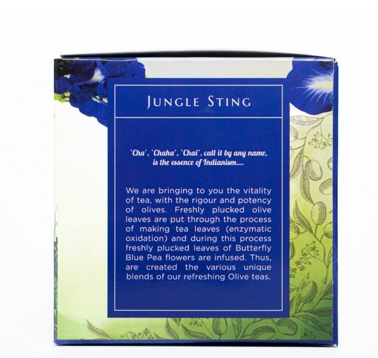 Butterfly Blue Pea Olive Tea | Antioxidant Herbal Infusion – Pyramid Tea Bags on Brown Living™. SKU: JS_BLUEPEAOLIVETEA. Img 6.