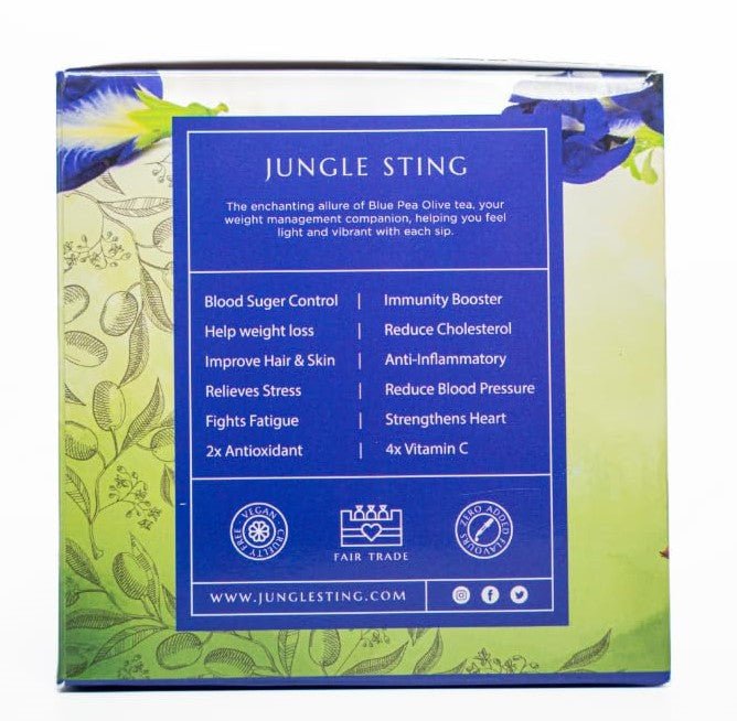 Butterfly Blue Pea Olive Tea | Antioxidant Herbal Infusion – Pyramid Tea Bags on Brown Living™. SKU: JS_BLUEPEAOLIVETEA. Img 7.