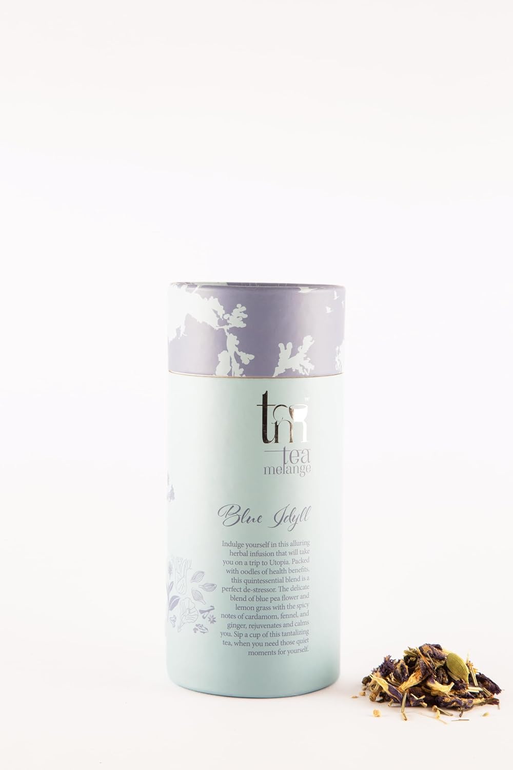 Butterfly Pea Flower Tea | Blue Idyll Herbal Tea – Tea on Brown Living™. SKU: TM_BI. Img 3.