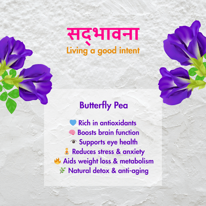 Butterfly Pea Flower Tea | Natural Blue Tea | 40gm | Super Antioxidant – Tea on Brown Living™. SKU: B0F63SSM9V. Img 5.