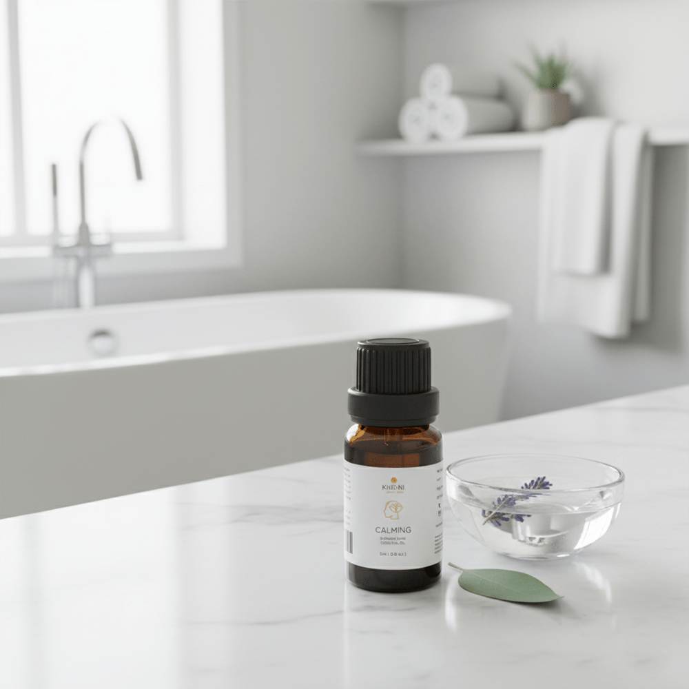 Calming Blend Essential Oil | Relaxation & Stress Relief Aromatherapy – Essential Oils on Brown Living™. SKU: calmingblendoil_1. Img 2.