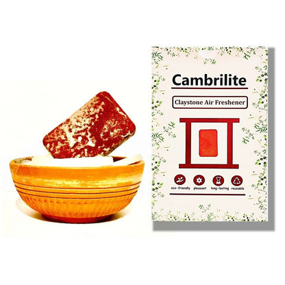 Cambrilite Camphor Claystone Car Freshener Sachet | Red | Pack of 1 – Candles & Fragrances on Brown Living™. SKU: SPGCMBLCCREDCTF1. Img 2.