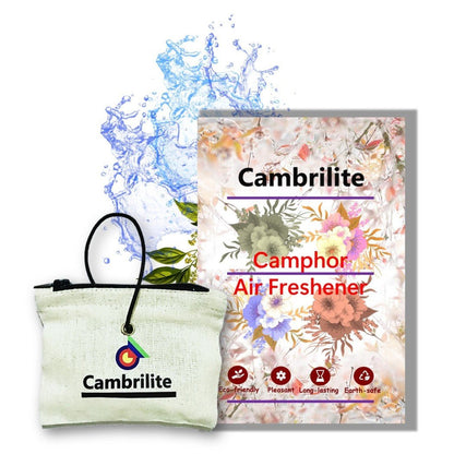 Cambrilite Camphor Hanging Pouch | Natural Air Freshener for Car – Candles & Fragrances on Brown Living™. SKU: BLCMPCAROB1. Img 11.