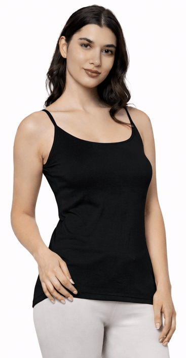 Camisole Bamboo Fabric Top for Women | Pack Of 1 – Womens Top on Brown Living™. SKU: CAMISOLE-WHITE-S. Img 11.