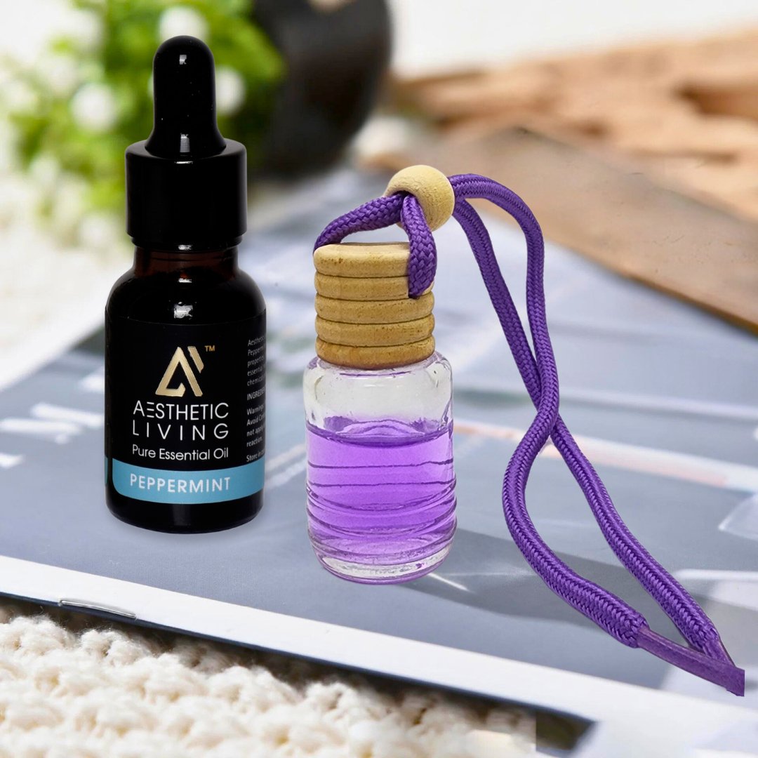 Car Aromatize (10ml) with Essential Oil (15ml) | Verified Sustainable by Brown Living™