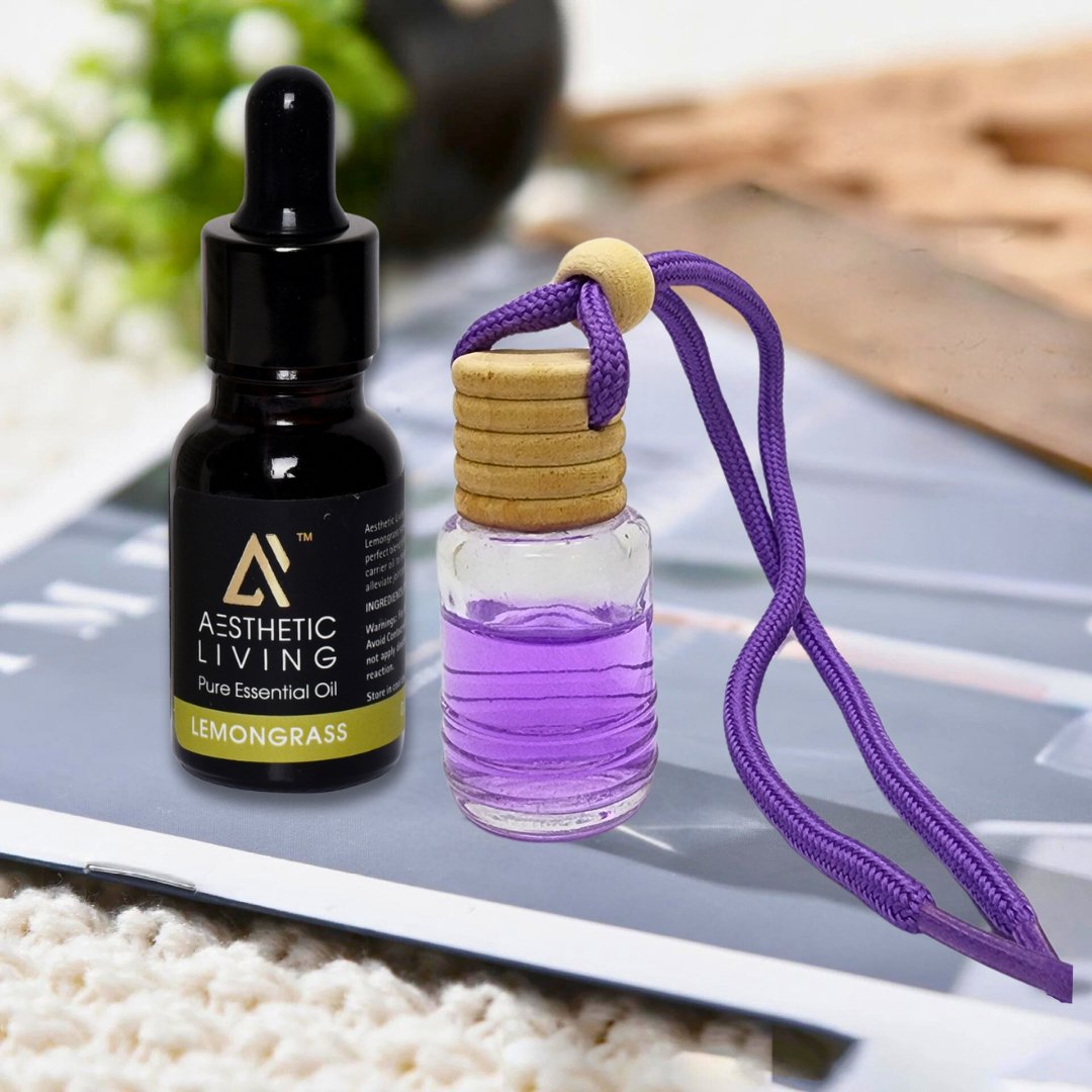 Car Aromatize (10ml) with Essential Oil (15ml) | Verified Sustainable by Brown Living™