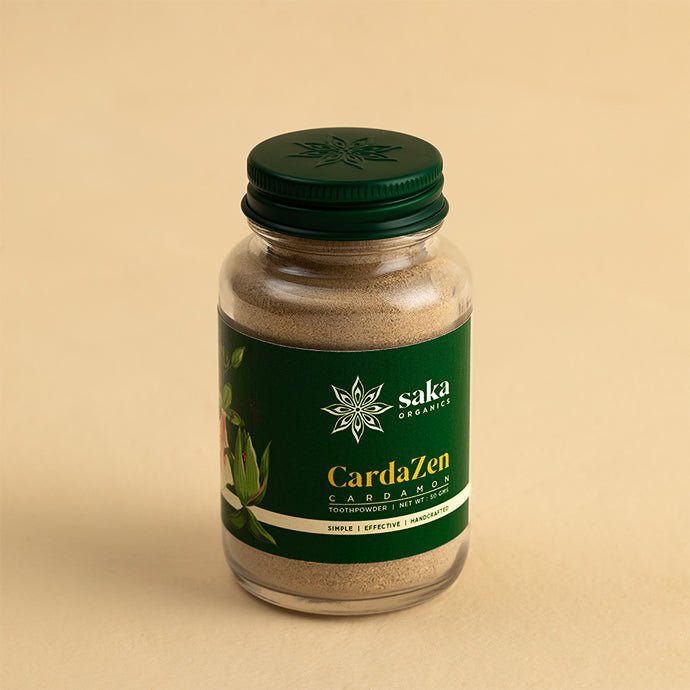 CardaZen | Handmade Cardamom Toothpowder (50gms) | Verified Sustainable by Brown Living™